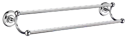 ARTK2364 - Villa dobbel håndklestang, polert krom -